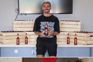 马竞送给格列兹曼212瓶啤酒,每一瓶啤酒代表着每一粒进球配图