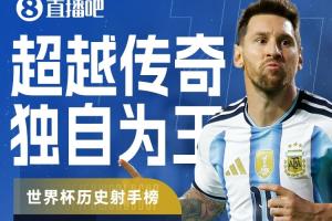世界杯最新历史射手榜:梅西18球高居第1 现役姆巴佩14球凯恩10球配图